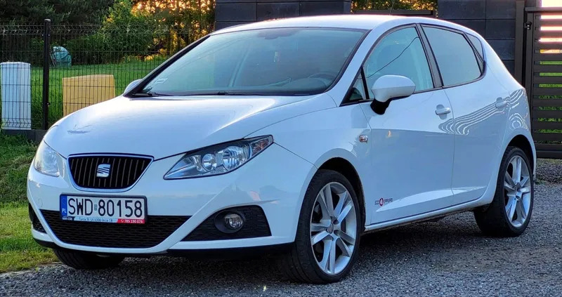 seat śląskie Seat Ibiza cena 18500 przebieg: 193977, rok produkcji 2012 z Kępice